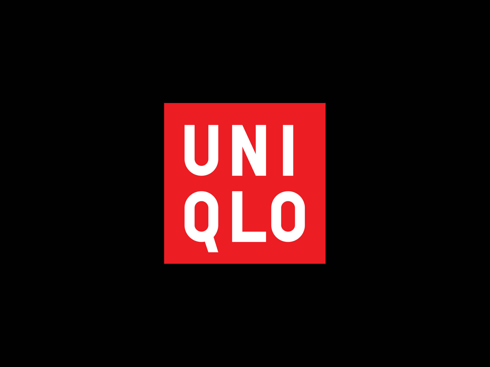 Uniqlo Red And White Logo Background