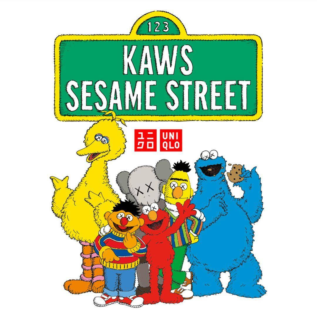 Uniqlo Sesame Street Kaws Collaboration Background