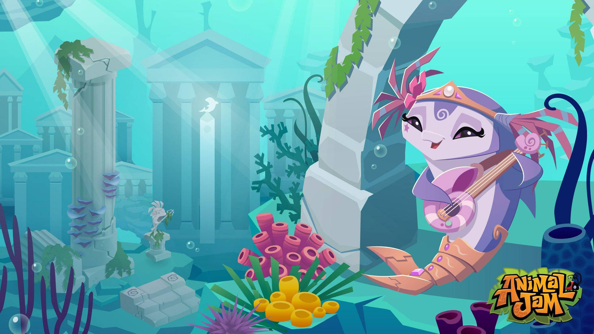 Unique Animal Jam Depiction Background