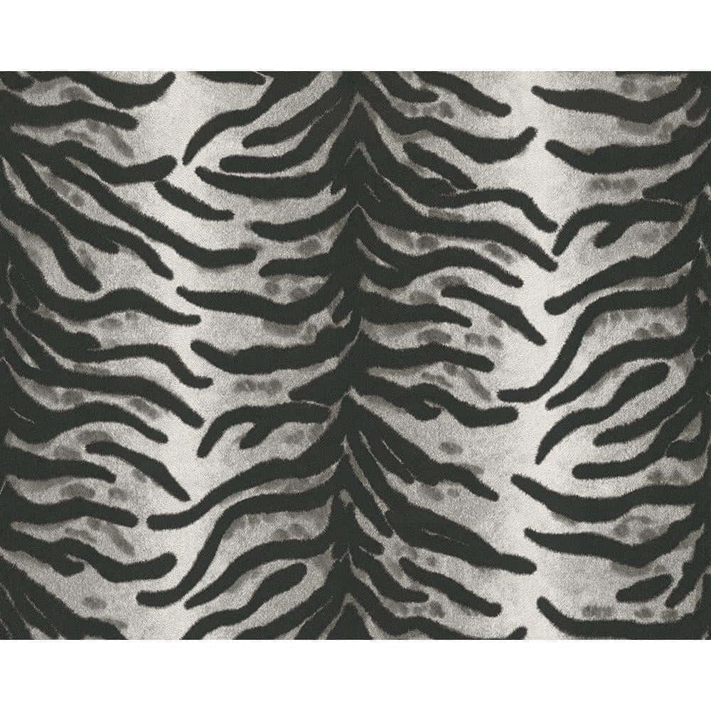 Unique Black And White Animal Print Background