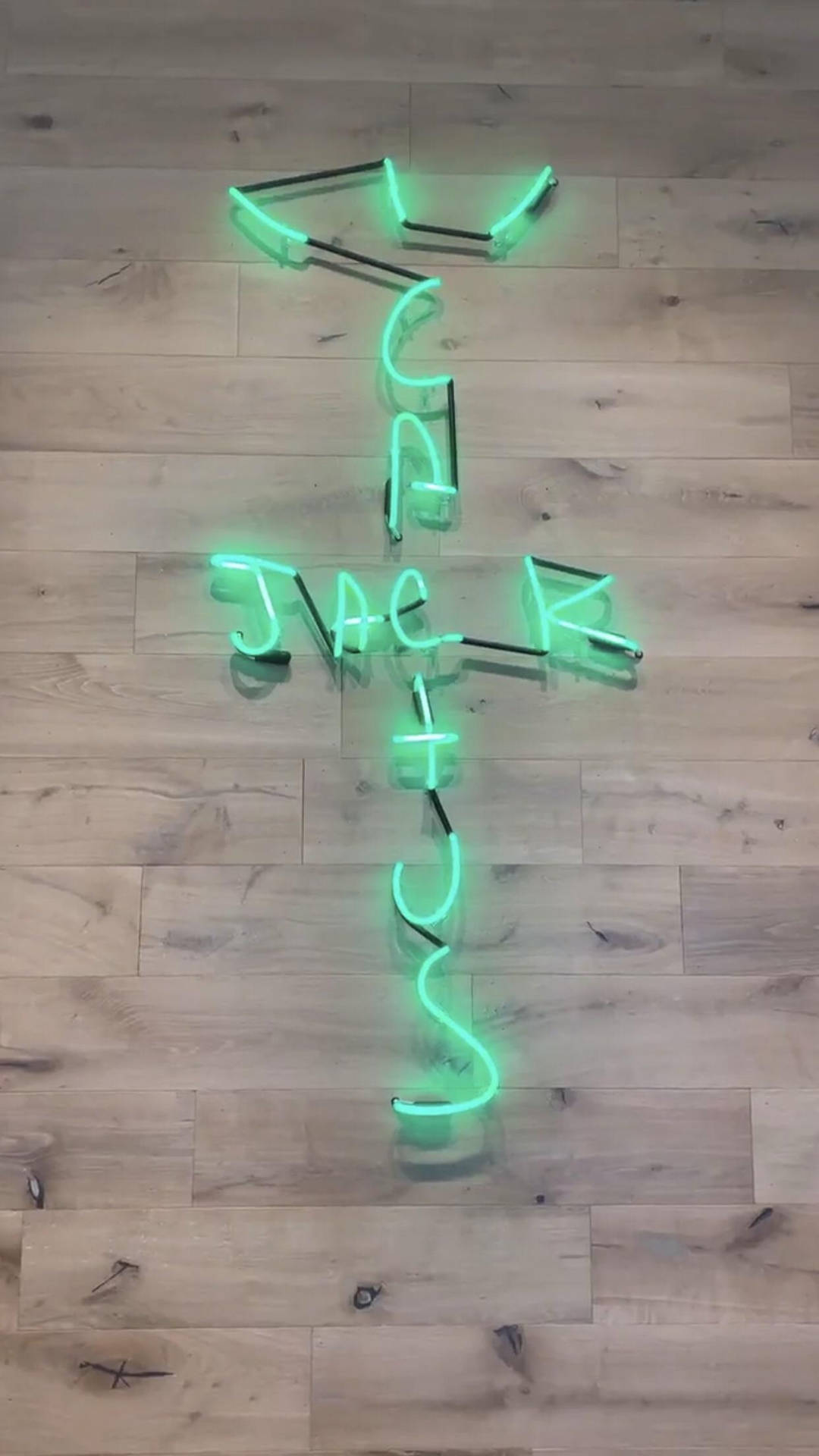 Unique Cactus Jack Light Wall Decoration, Embodying Contemporary Artistry Background