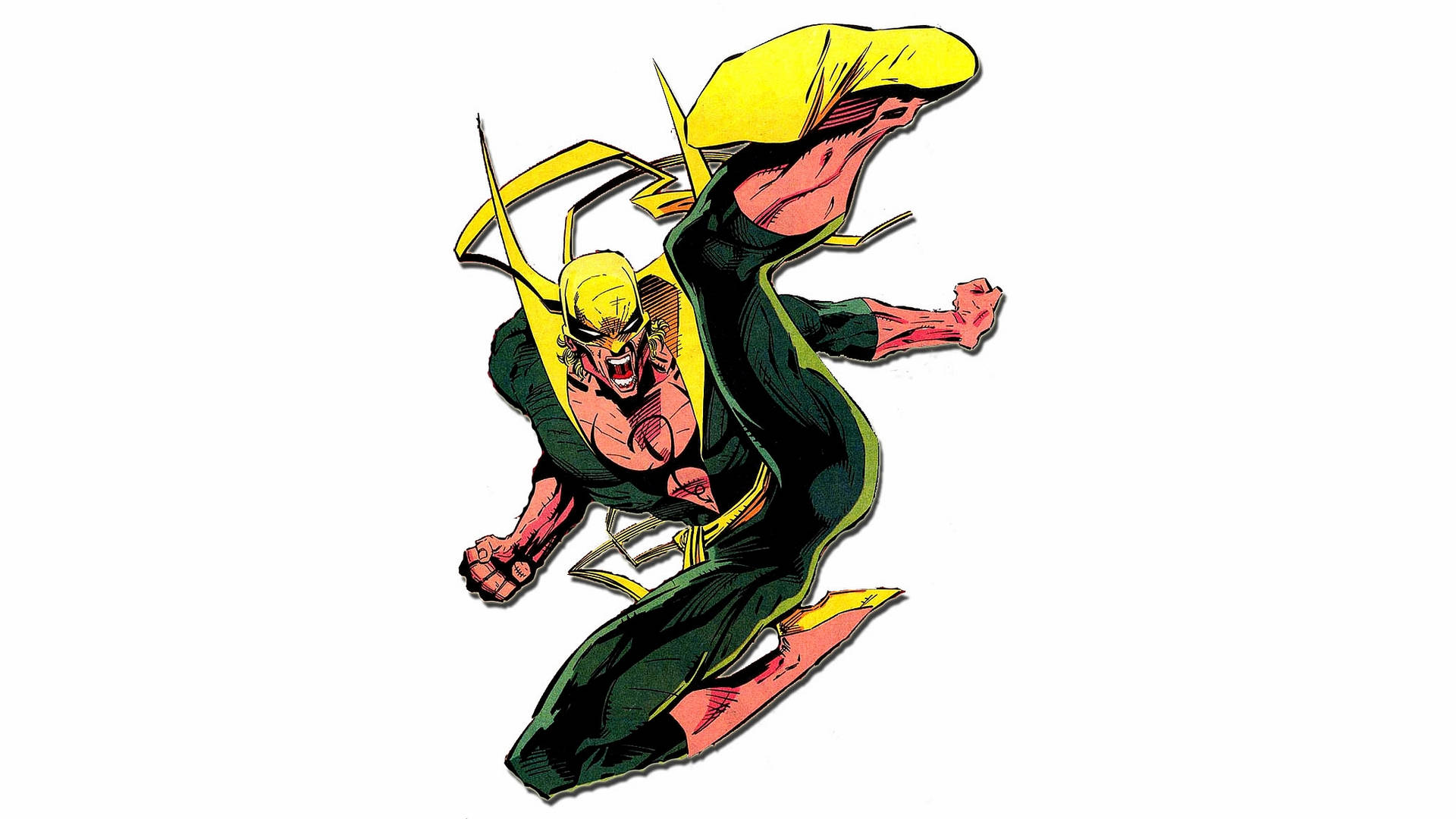 Unique Comic Art Iron Fist Background