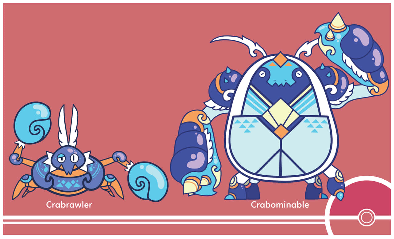 Unique Crabrawler And Crabominable Graphics Background
