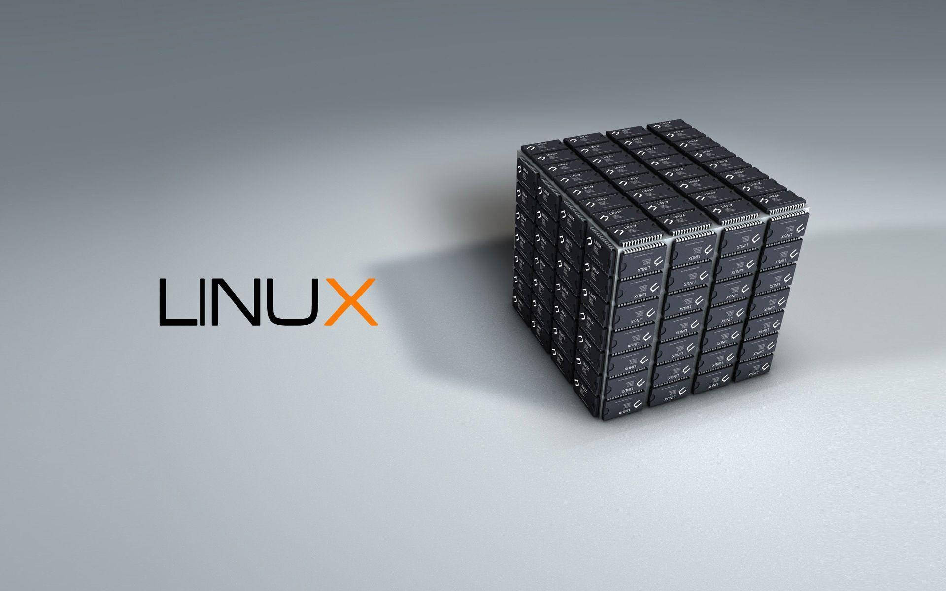 Unique Linux Desktop Rubrik Graphic Artwork Background