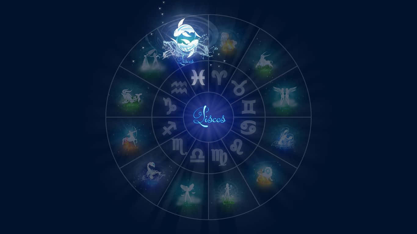 Unique Pisces - The Bold Zodiac Sign Background