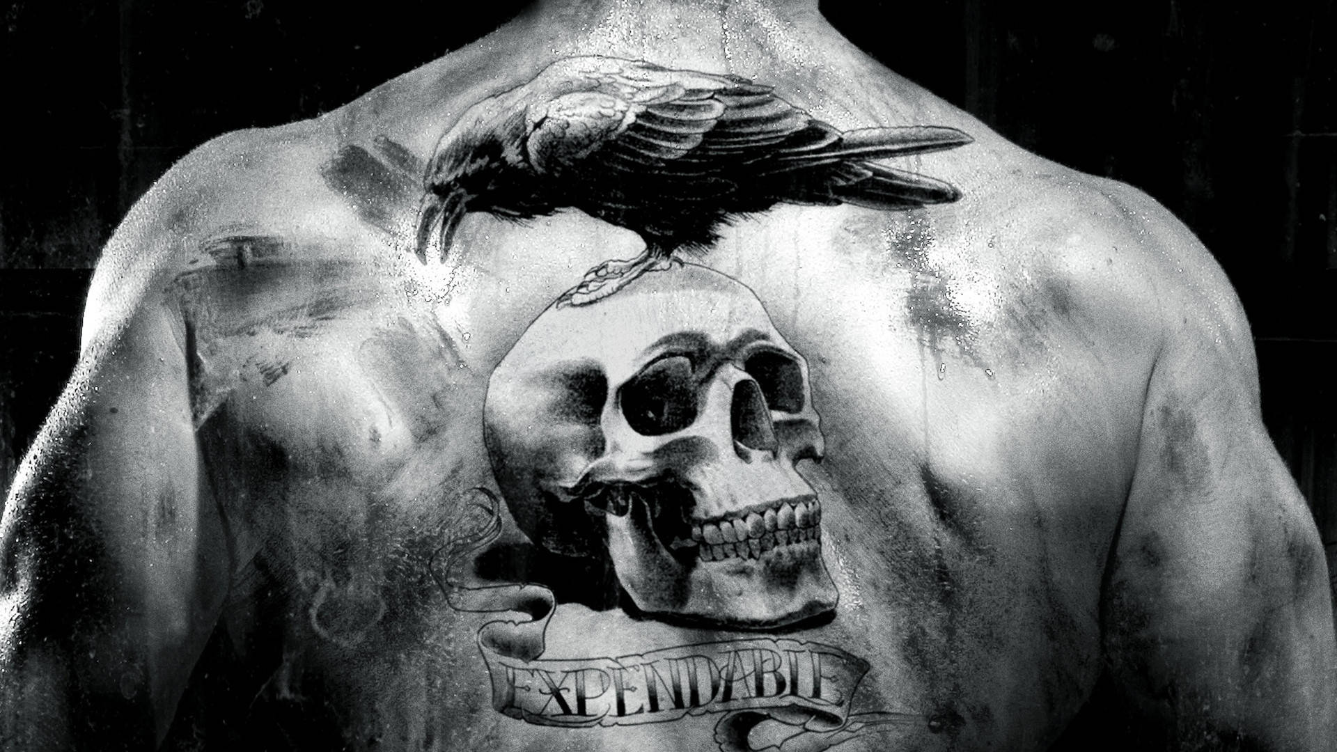 Unique Skull Tattoo Background