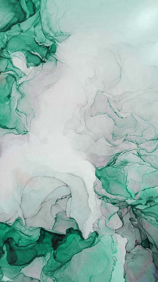 Uniquely Stunning Mint Green Marble Background