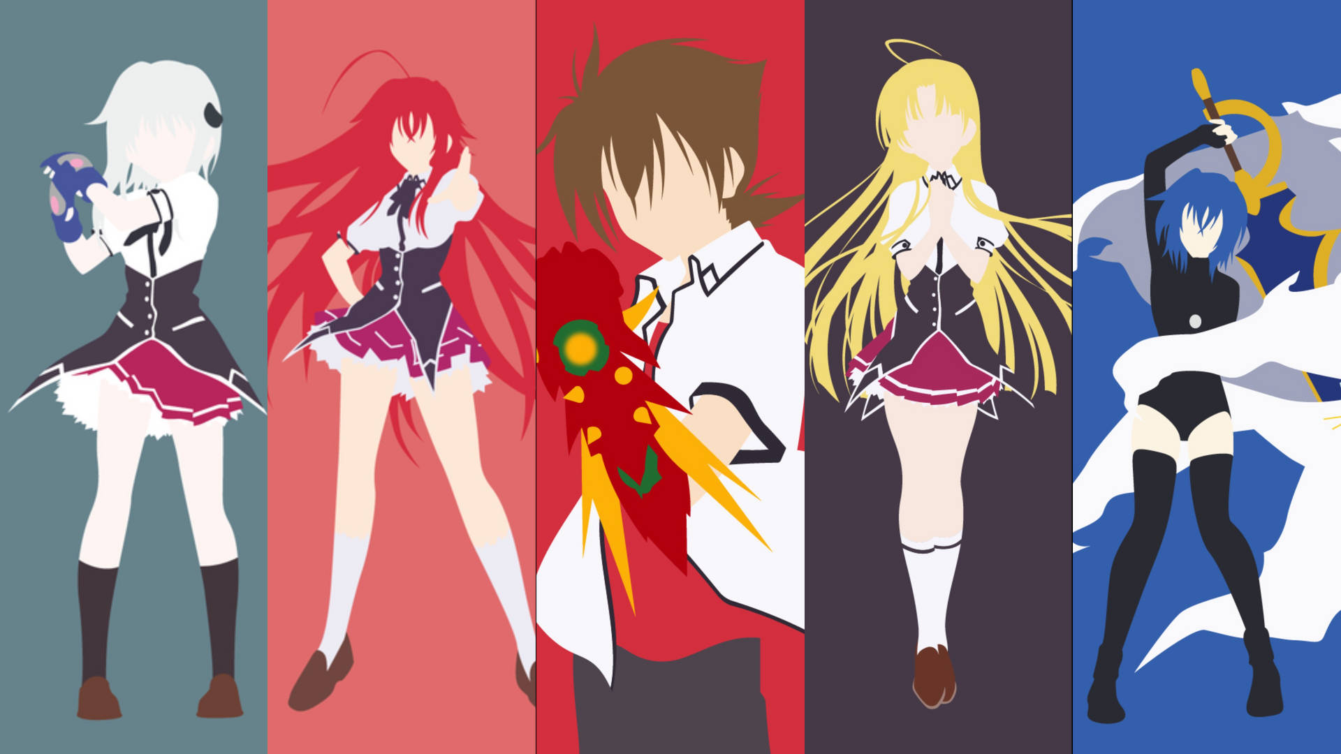 Unite And Conquer - Highschool Dxd Collage Background