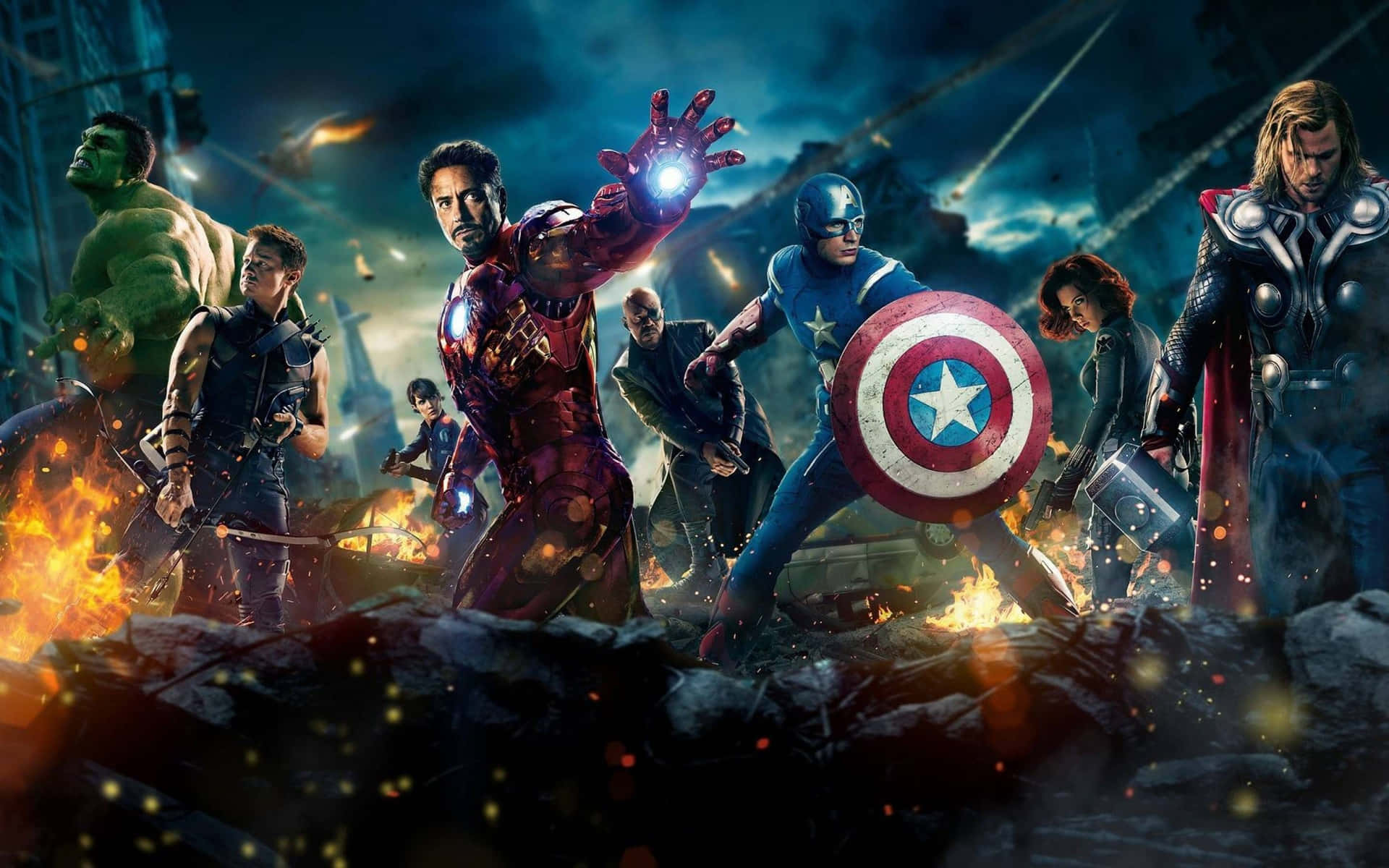 Unite - Superhero Strength With The Power Of Marvel Background
