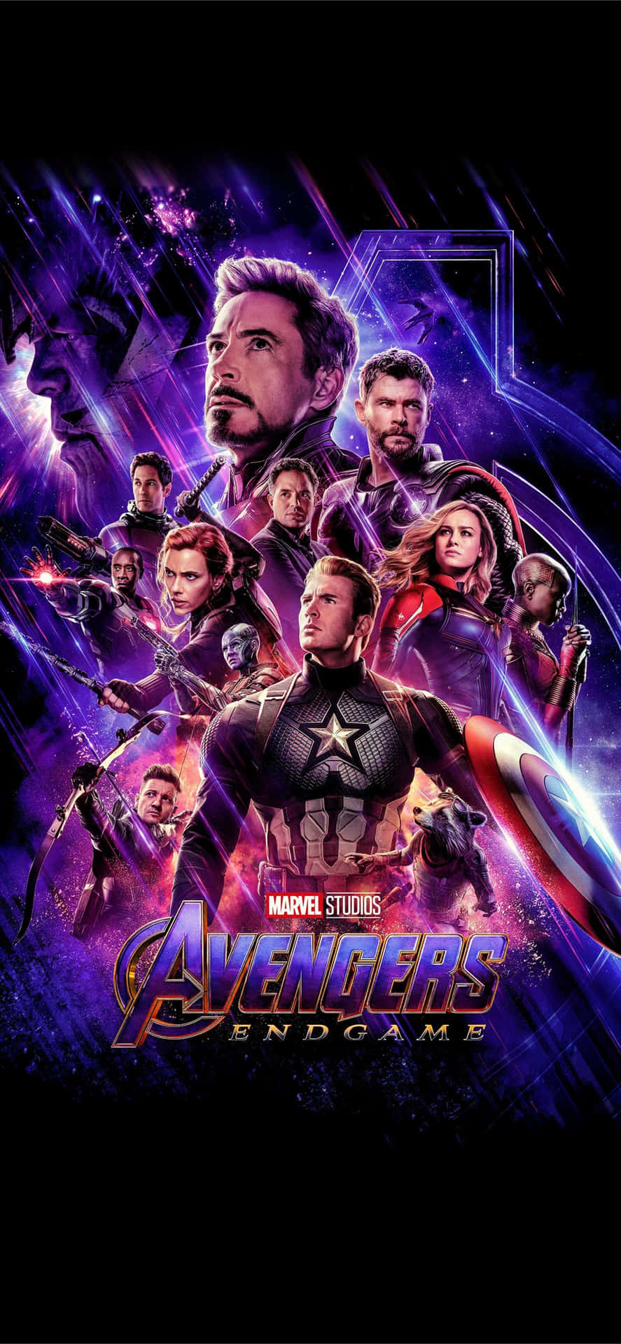 Unite With The Avengers And Join The Fight Against Thanos With The Avengers Endgame Iphone Background