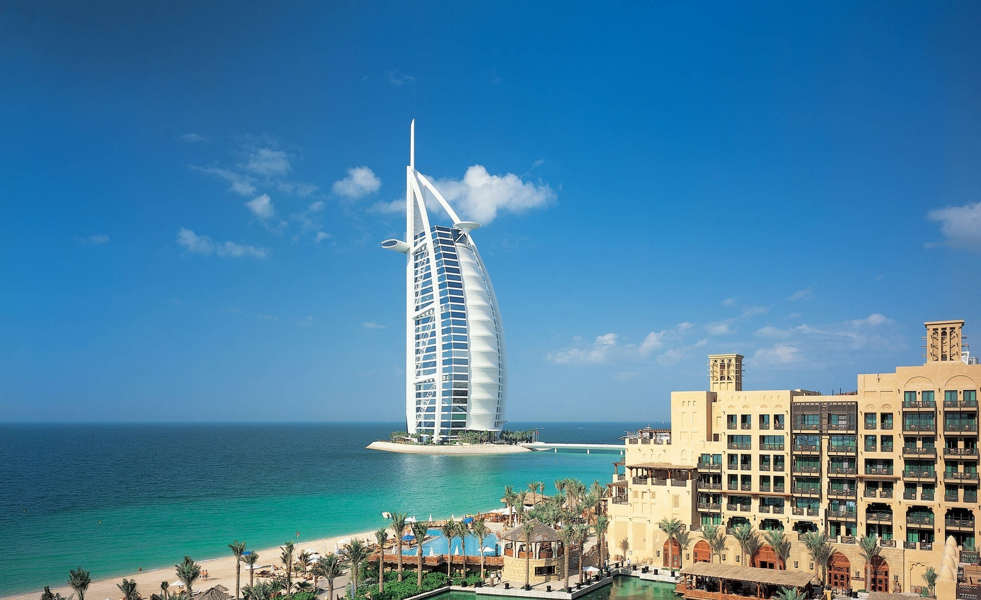 United Arab Emirates Madinat Jumeirah Background