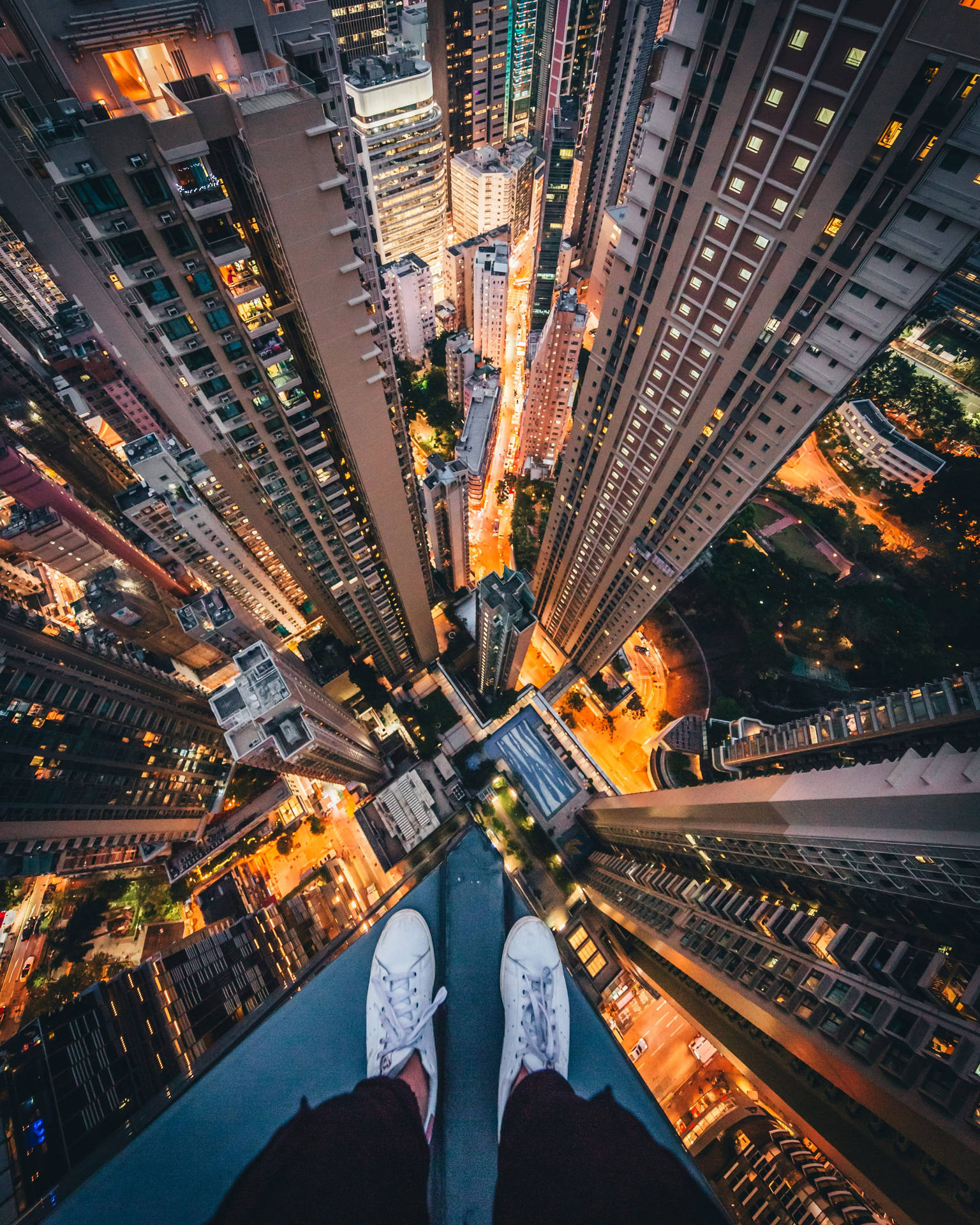 United Arab Emirates Rooftop View Background