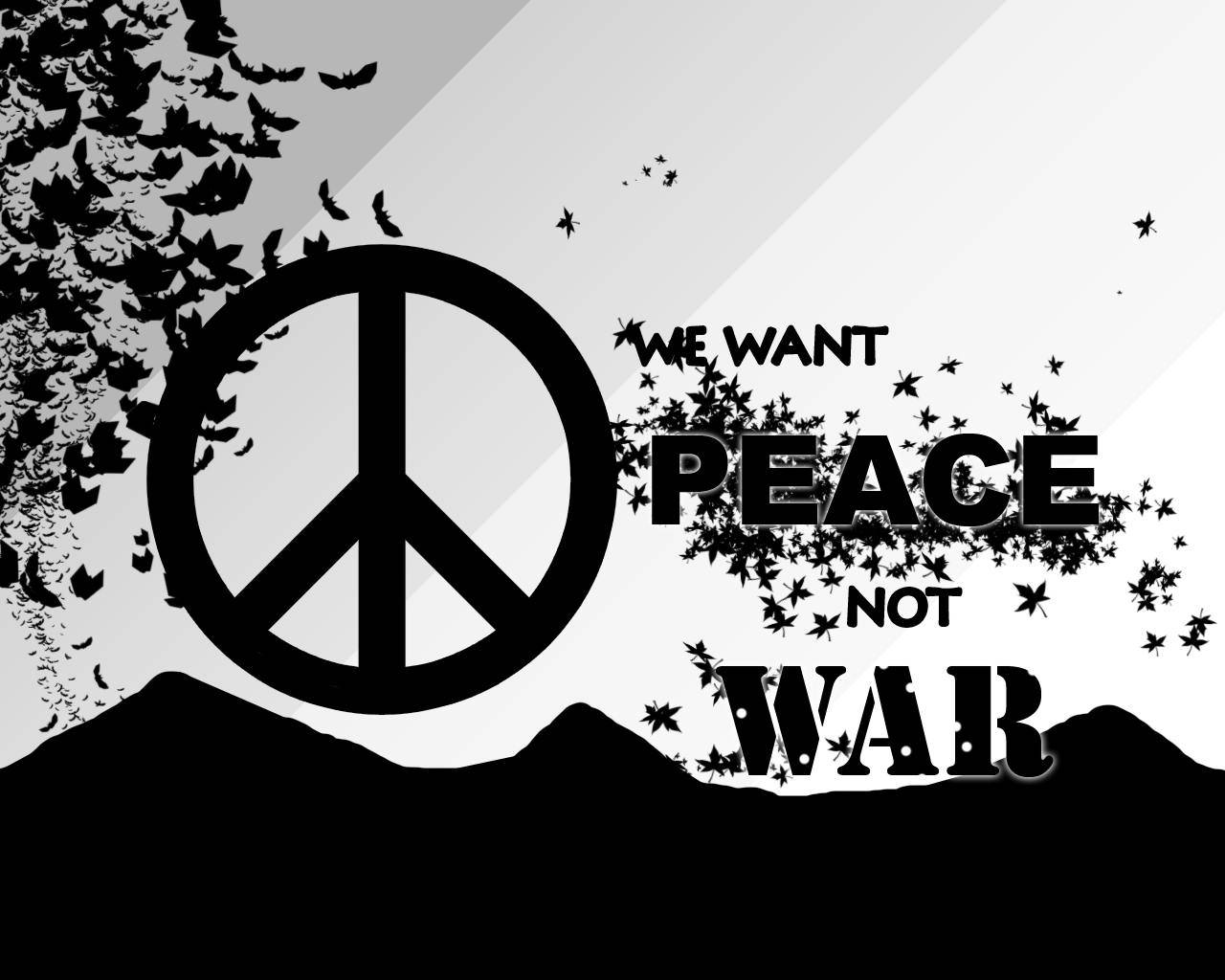 United For World Peace Background