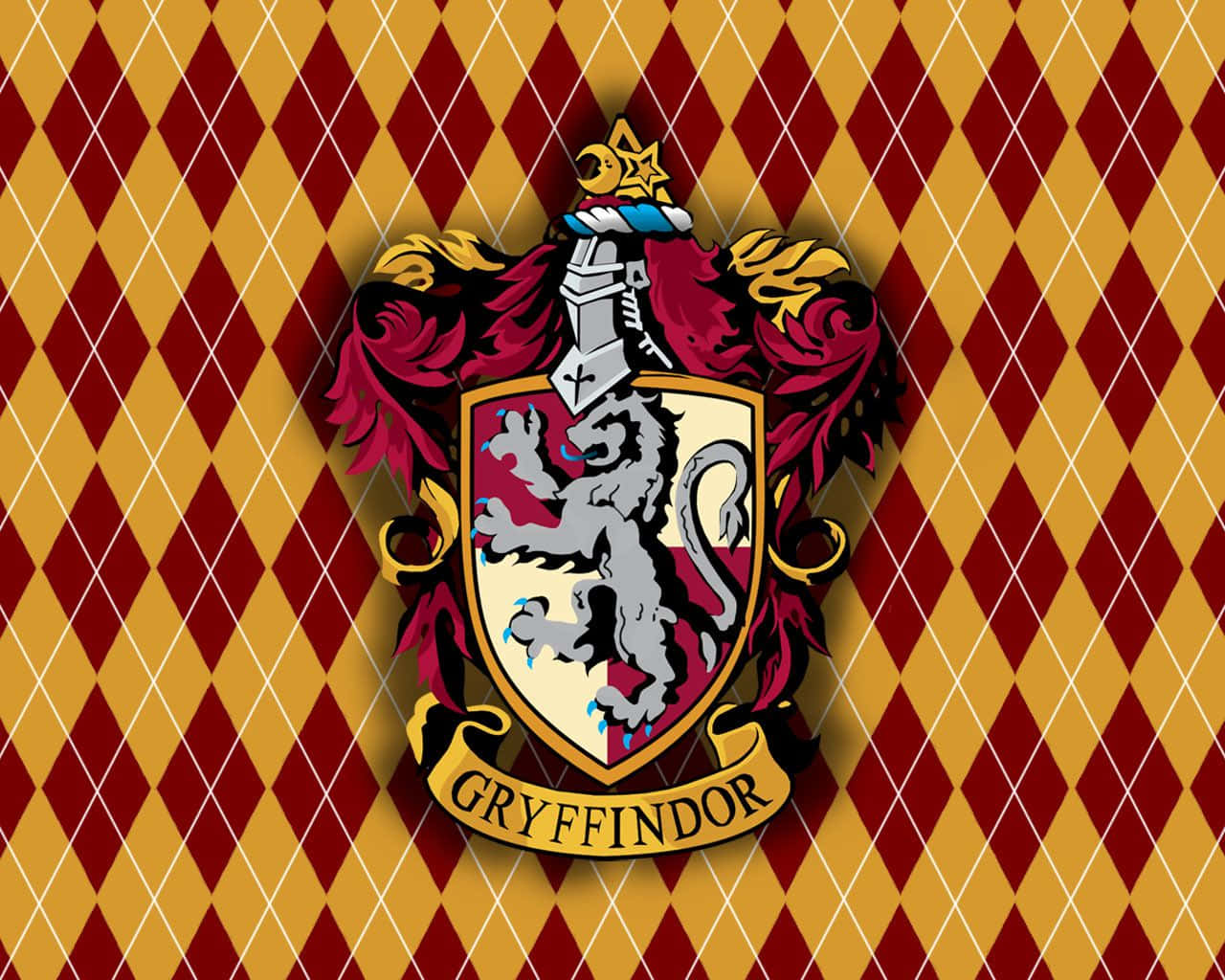 United In Courage Within The Walls Of Hogwarts Background