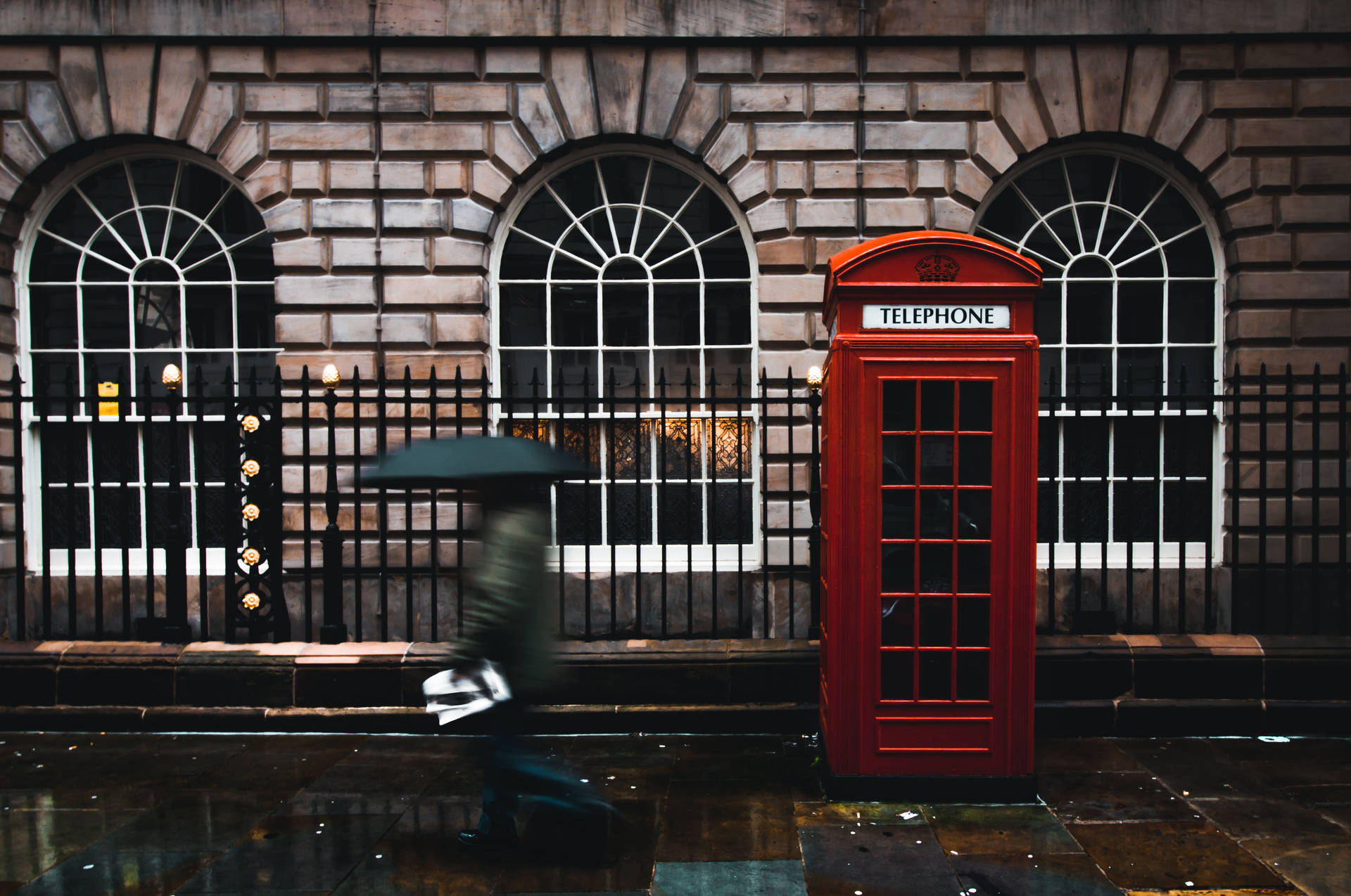 United Kingdom London Phone Booth Background