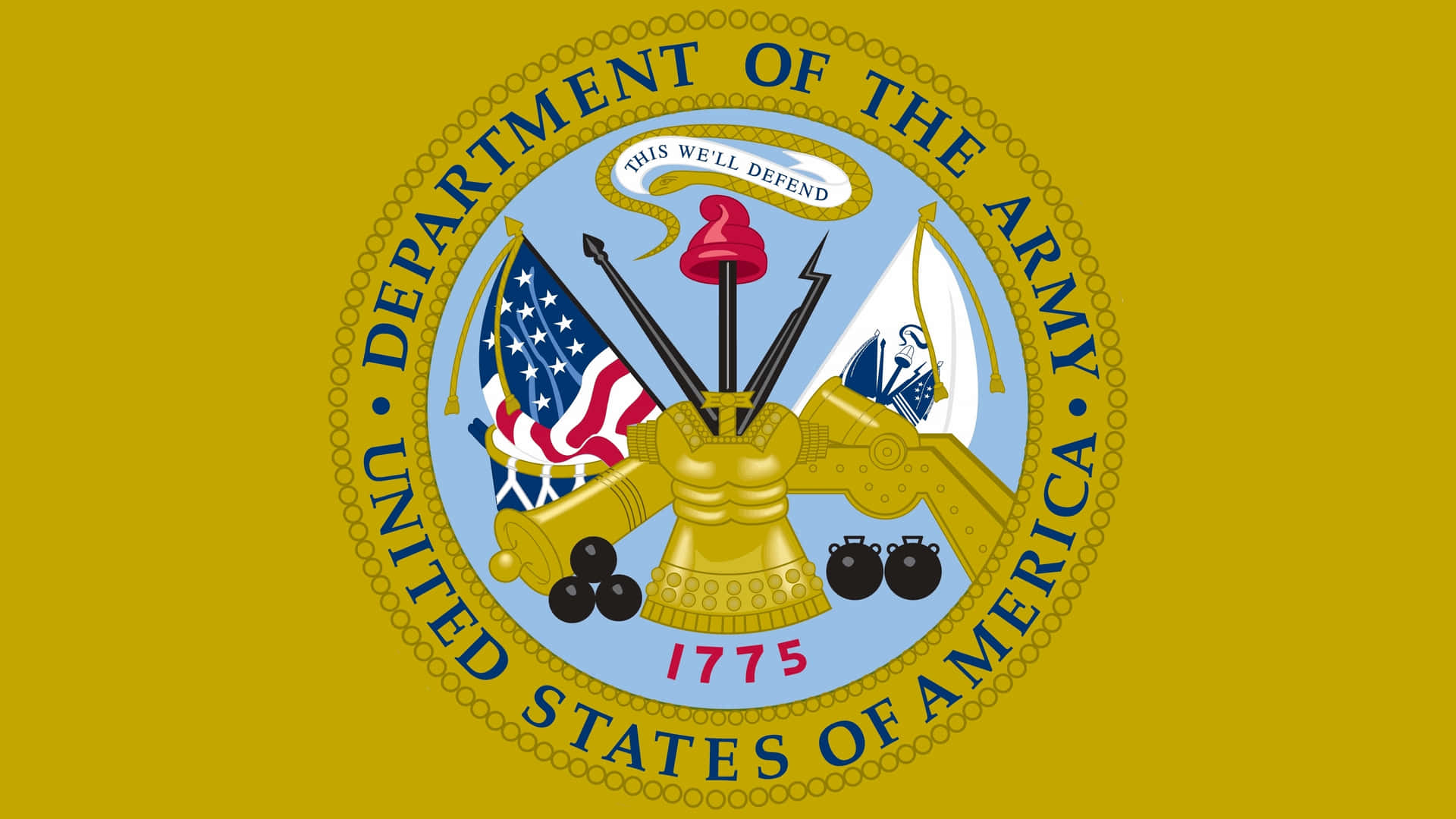 United States Army Stands Strong Background