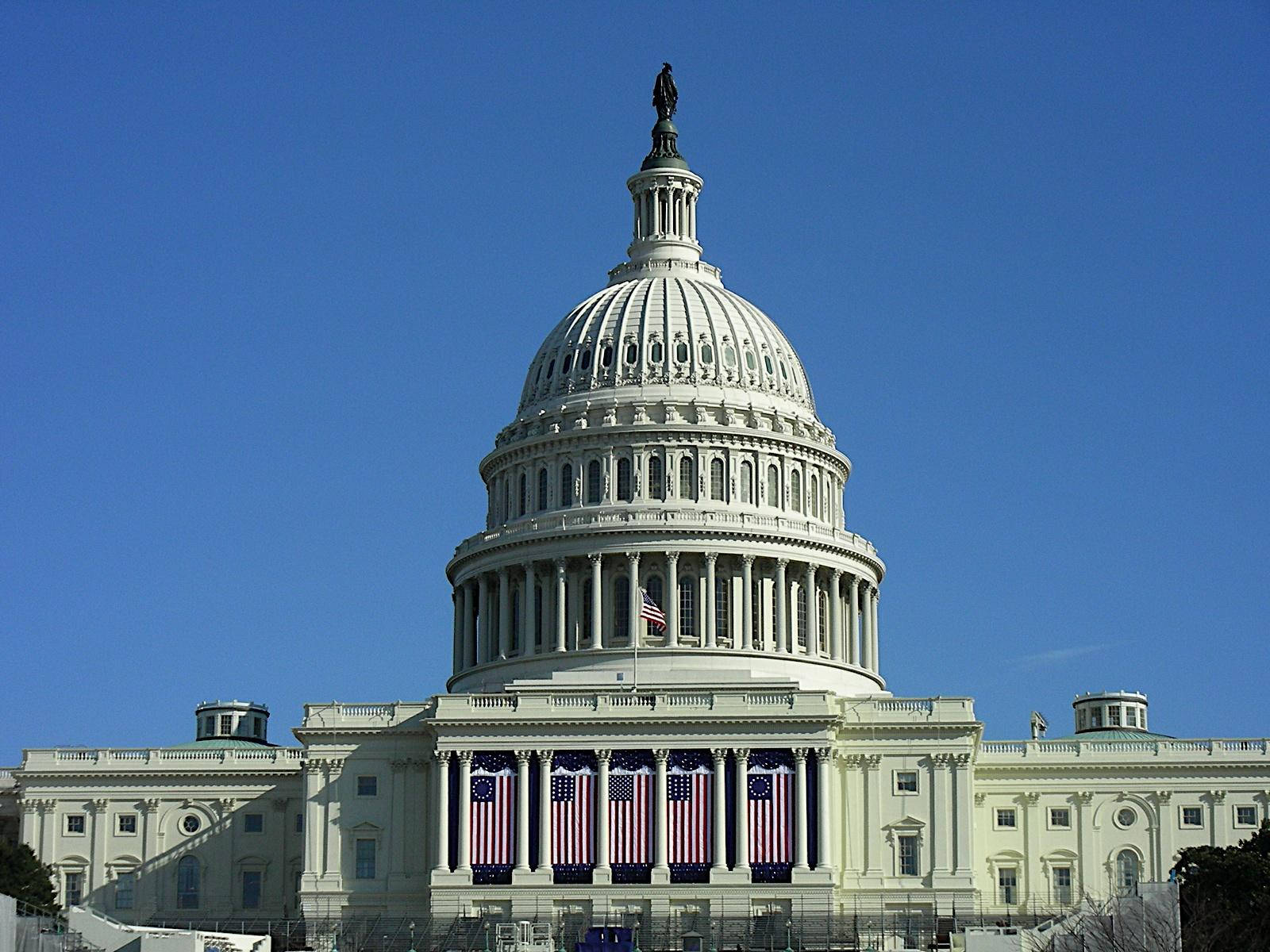 United States Capitol Zoomed In