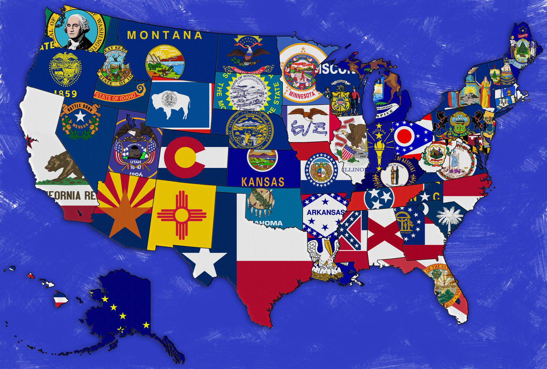 United States Map Country Map Design