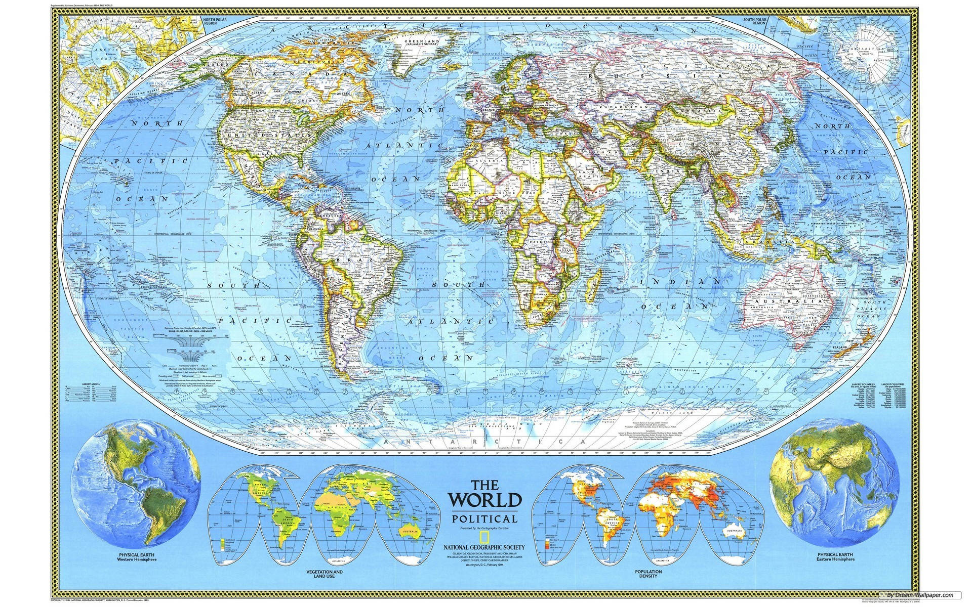 United States Map Globe View