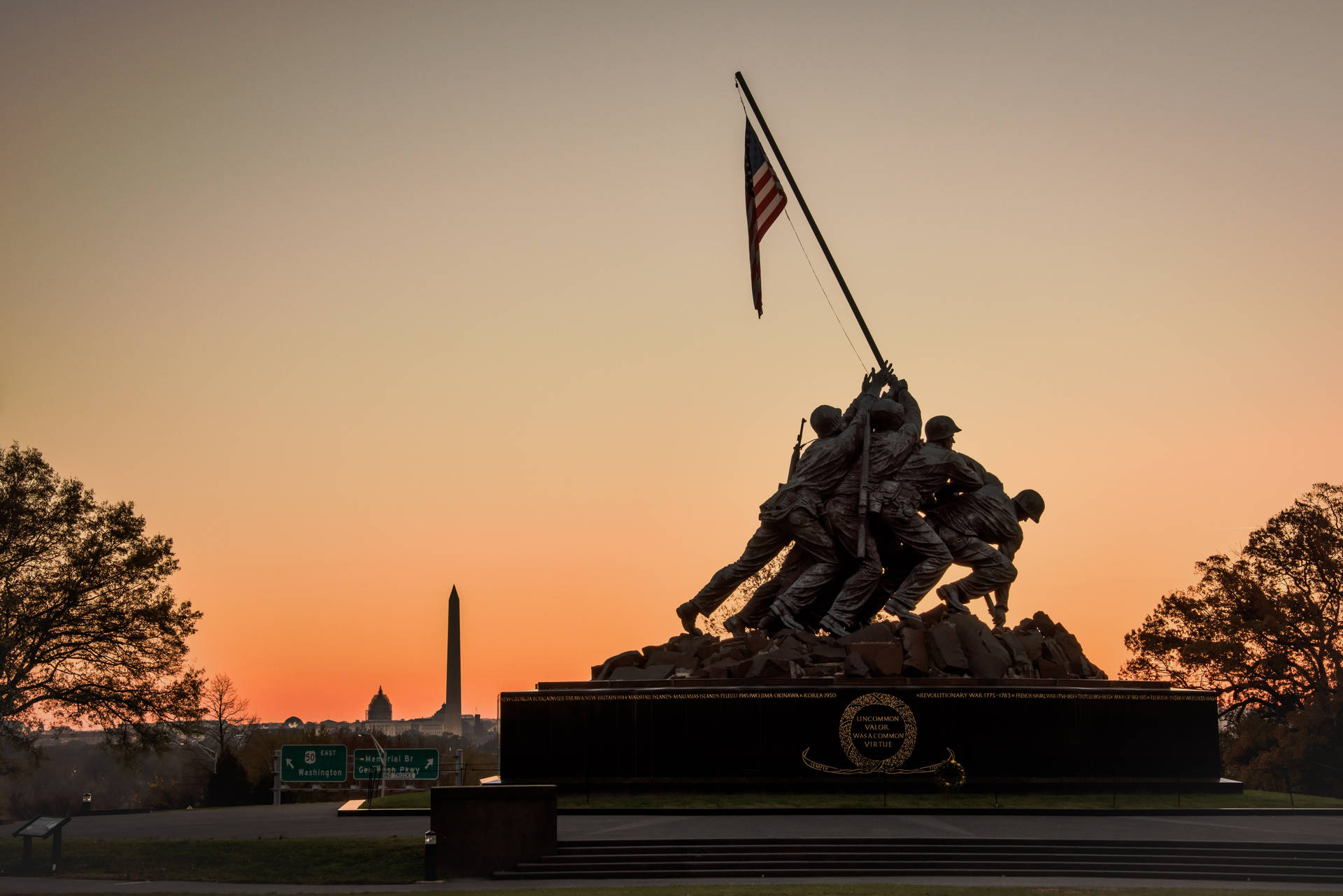 United States Marine Corps In Washington, Dc Background