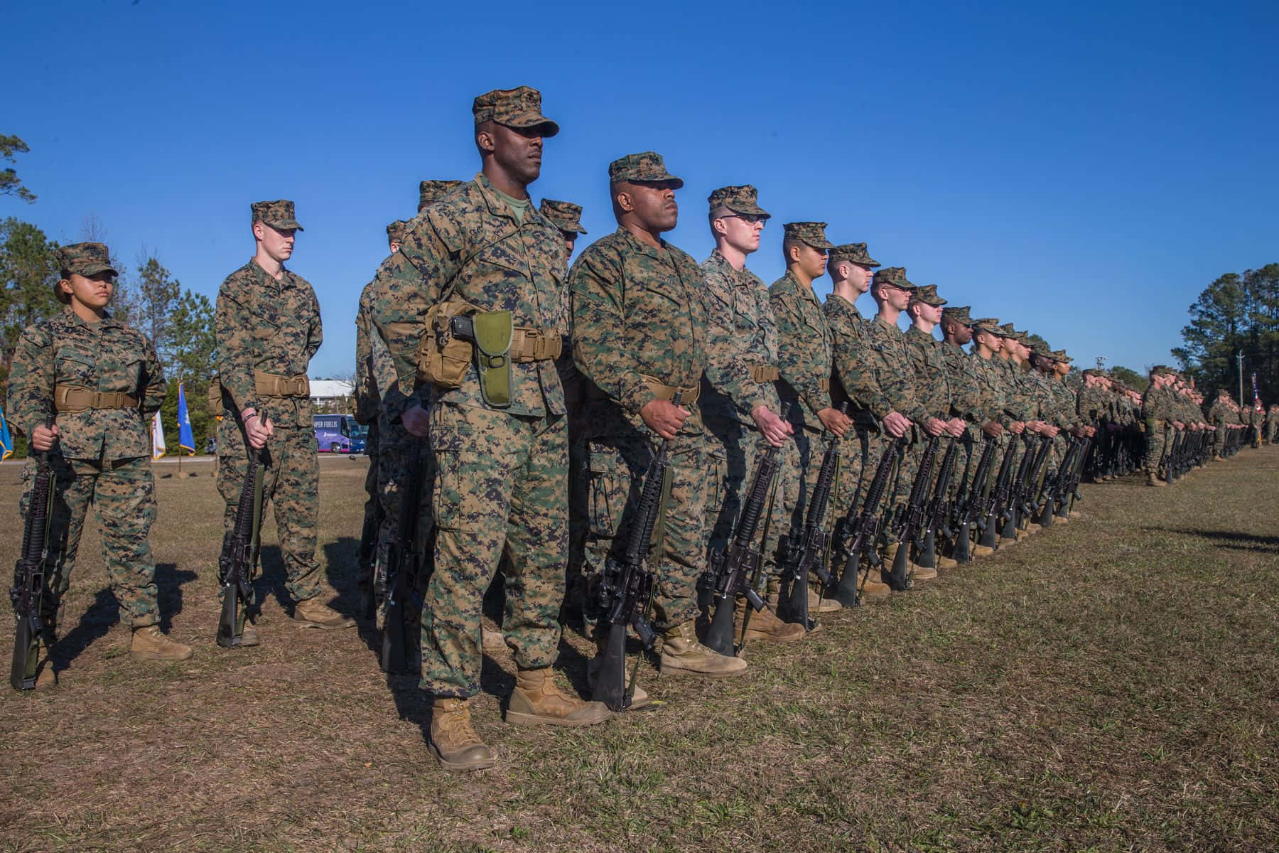 United States Marines Training Hard