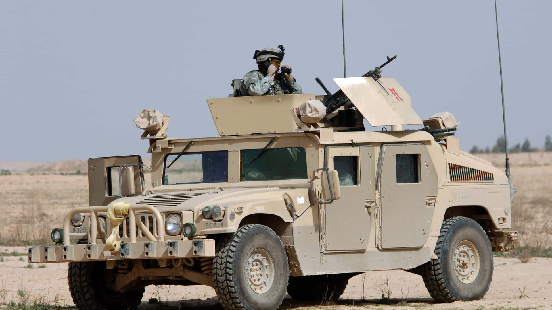 United States Military Truck Background