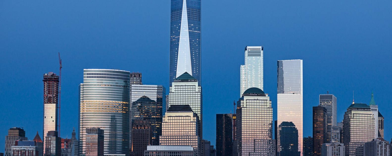 United States One World Trade Center With Buildings