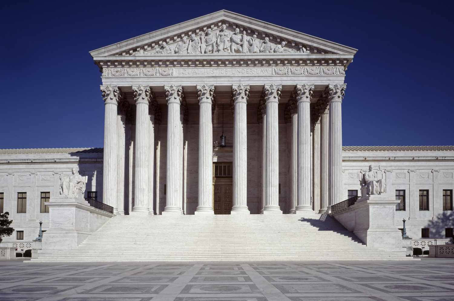 United States Supreme Court Facade Background