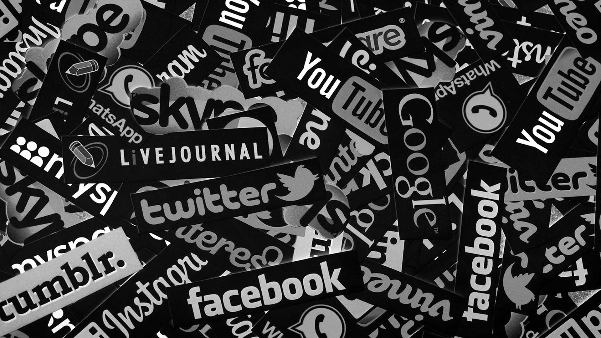 Uniting The Global Village - Social Media Platforms Background