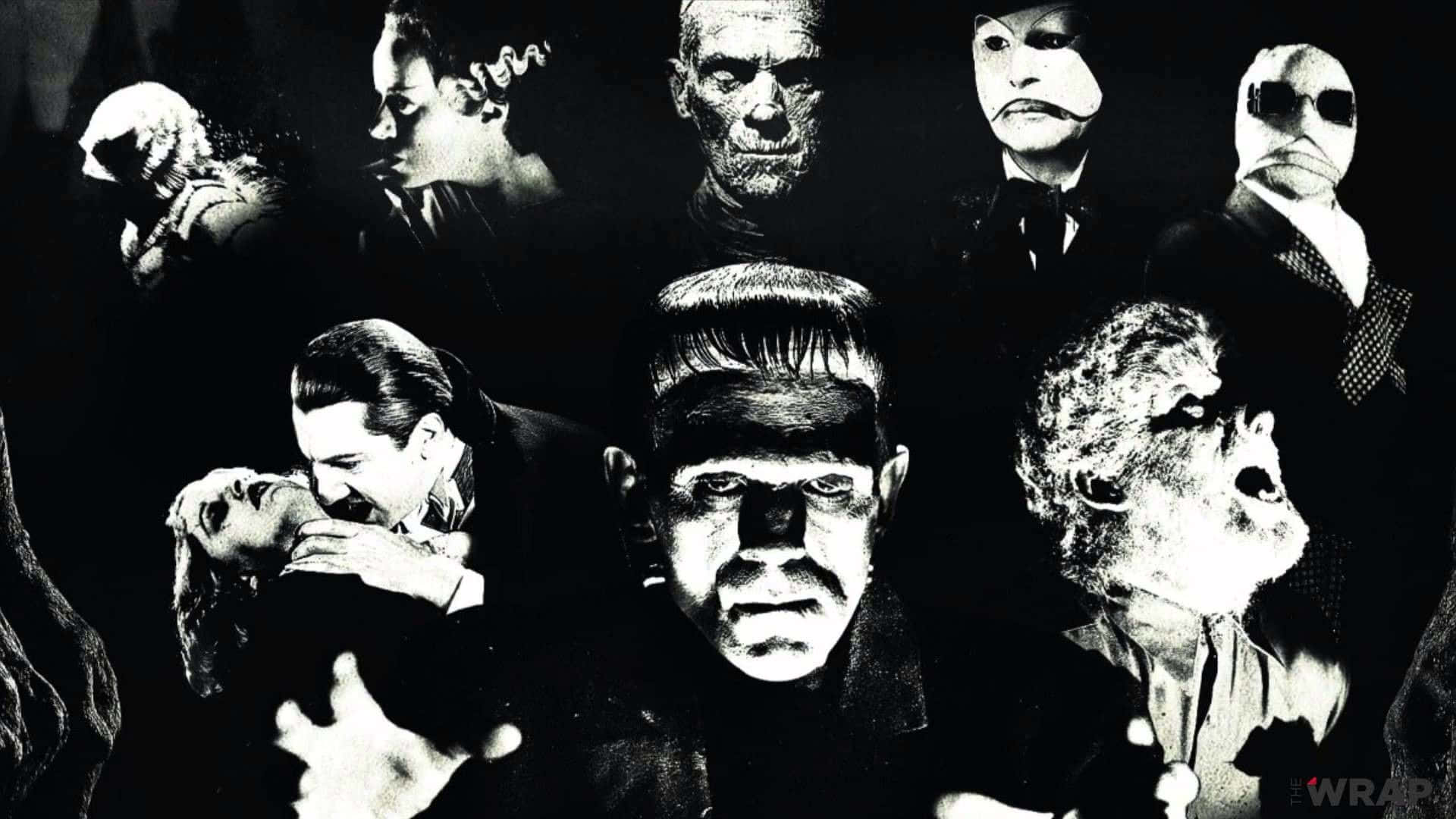Universal Monsters In Action. Background
