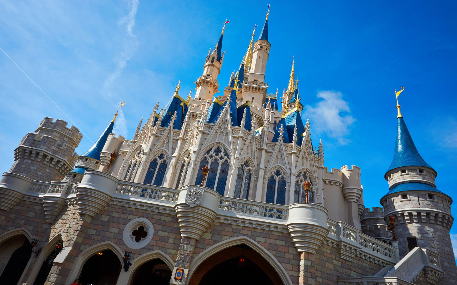 Universal Studios Disney Castle Background