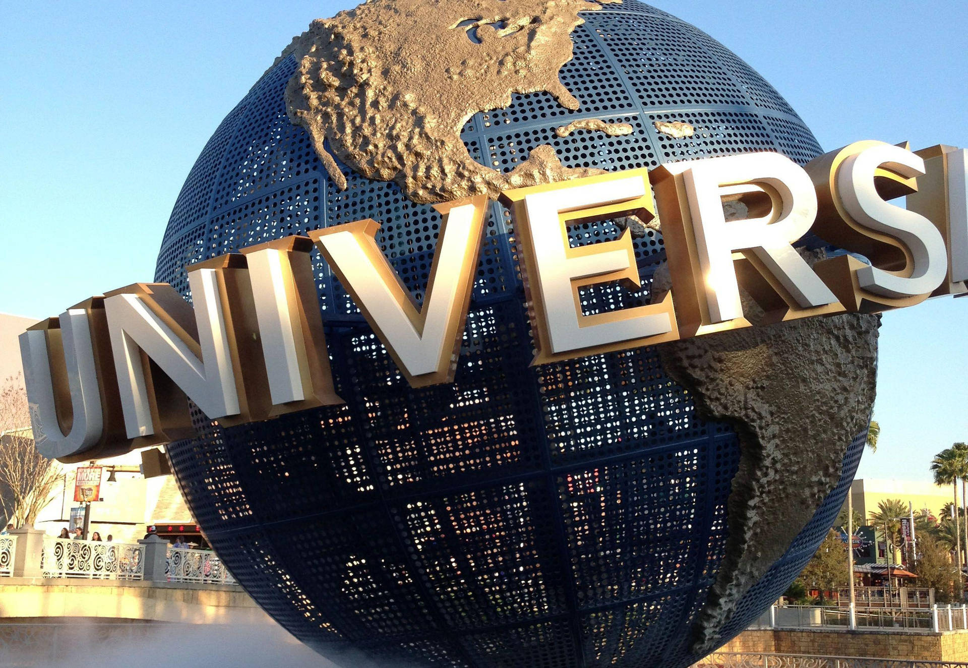 Universal Studios Giant Blue Globe