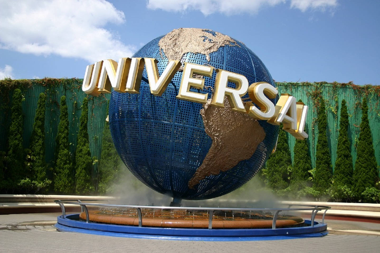 Universal Studios Globe In Japan Background