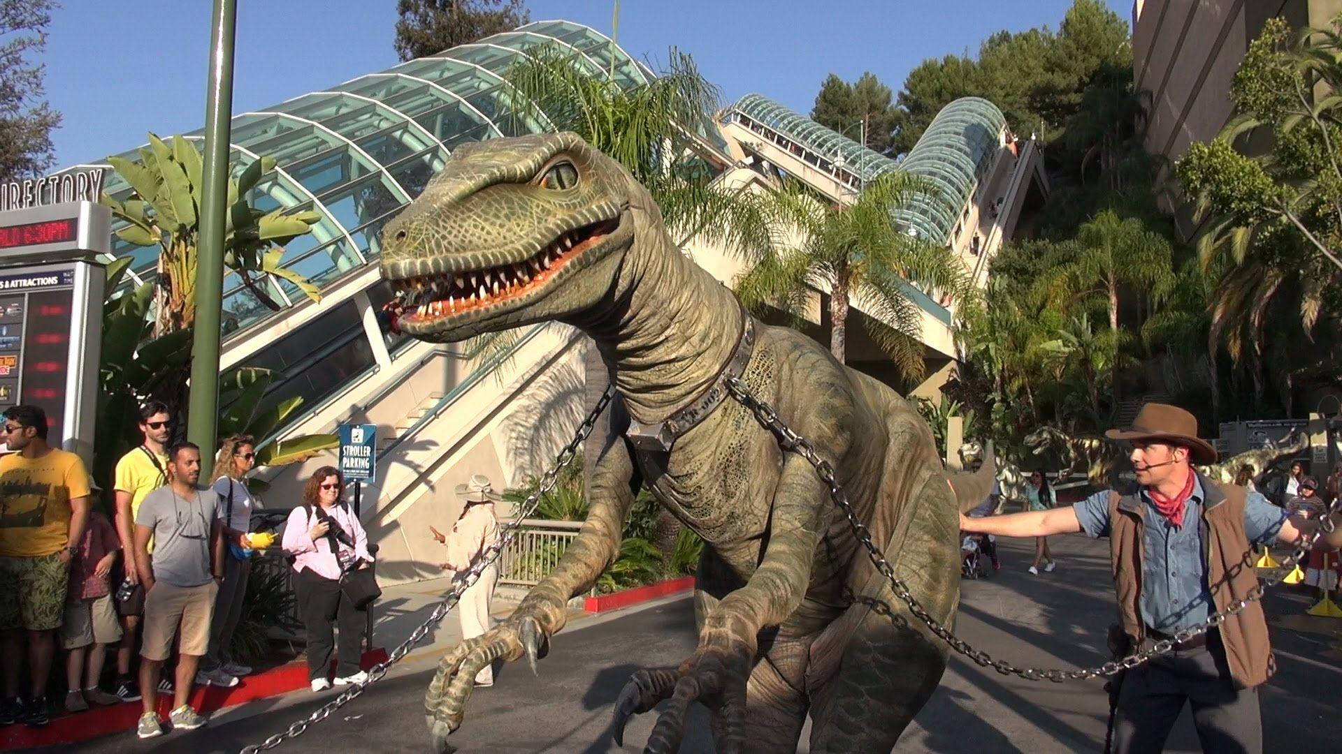Universal Studios Velociraptor Background