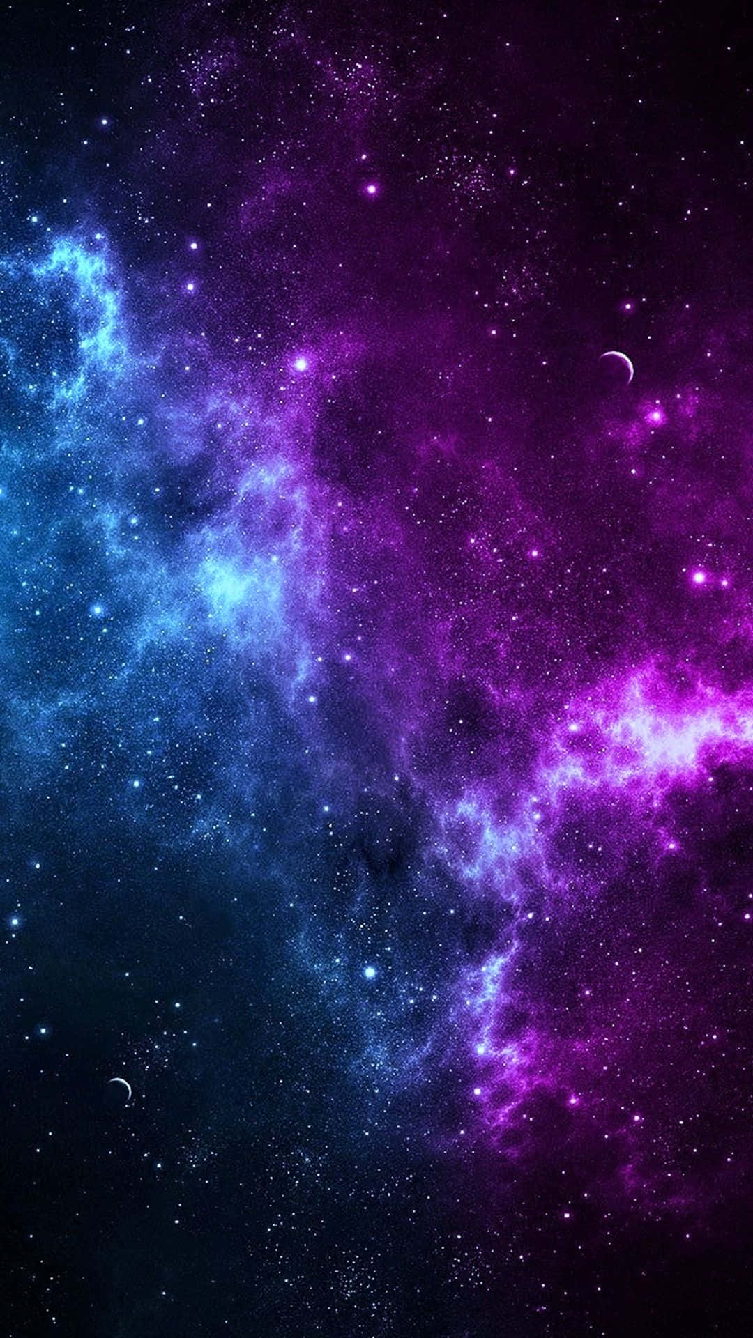 Universe Iphone Sparkly Nebula Background
