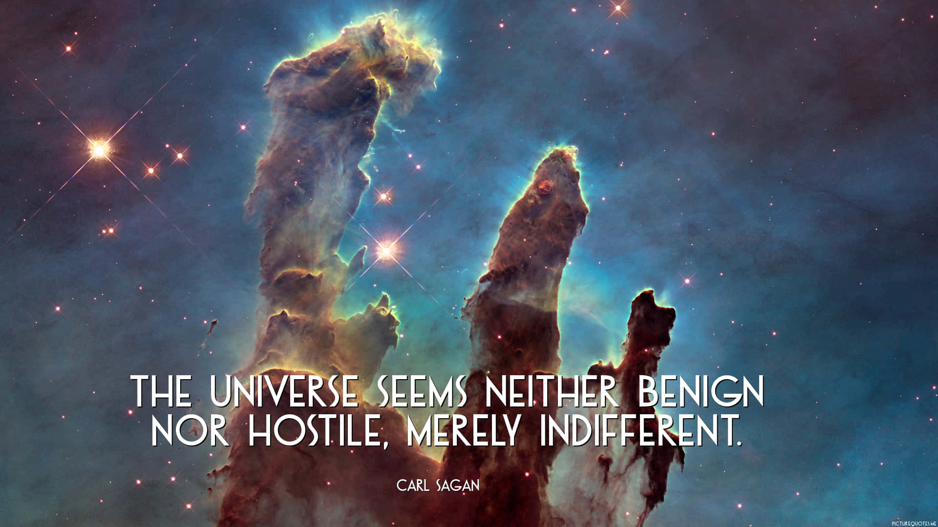 Universe Is Merely Indifferent Desktop Background