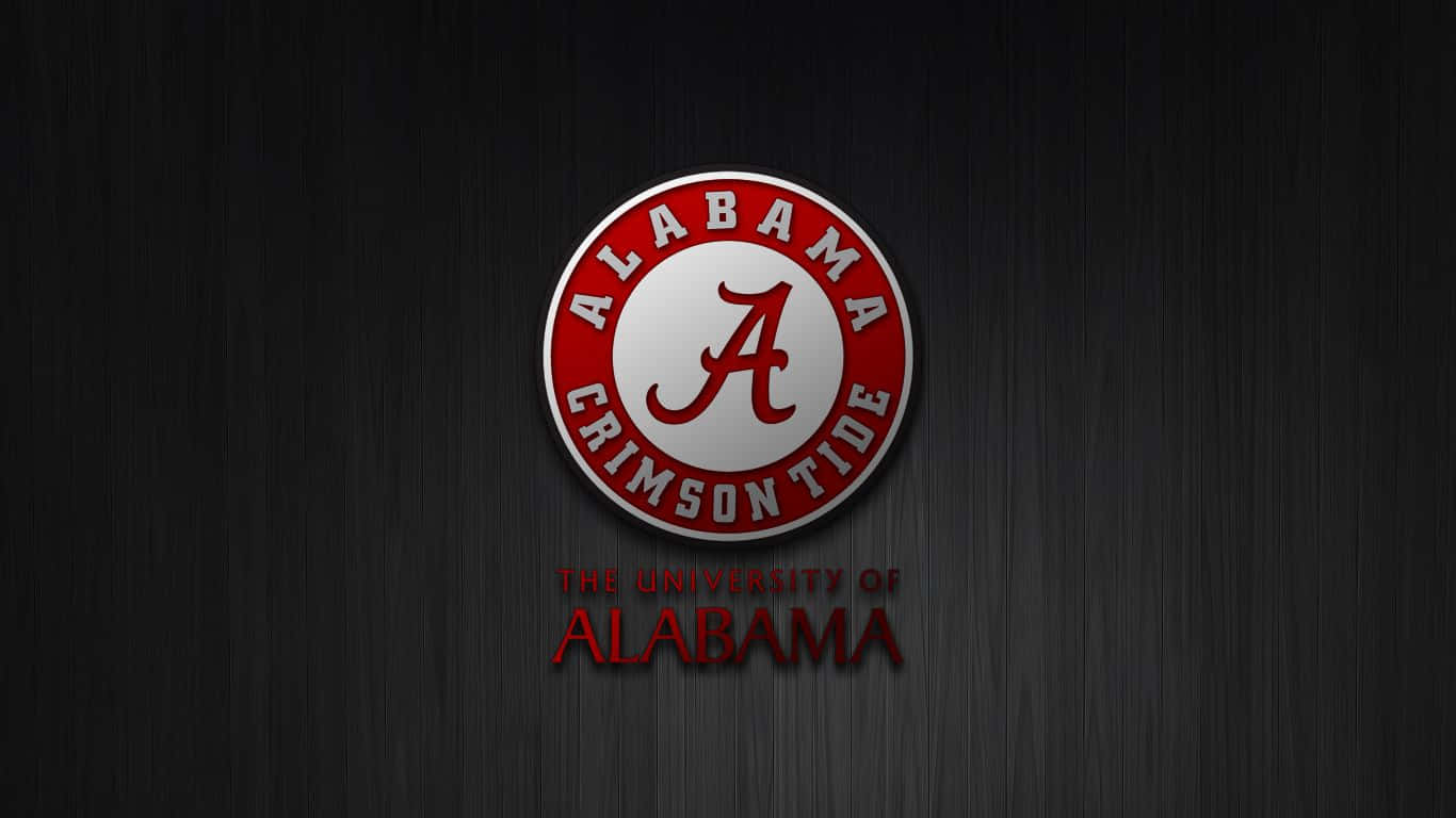 University Of Alabama Football Team Crimson Tide Logo Background