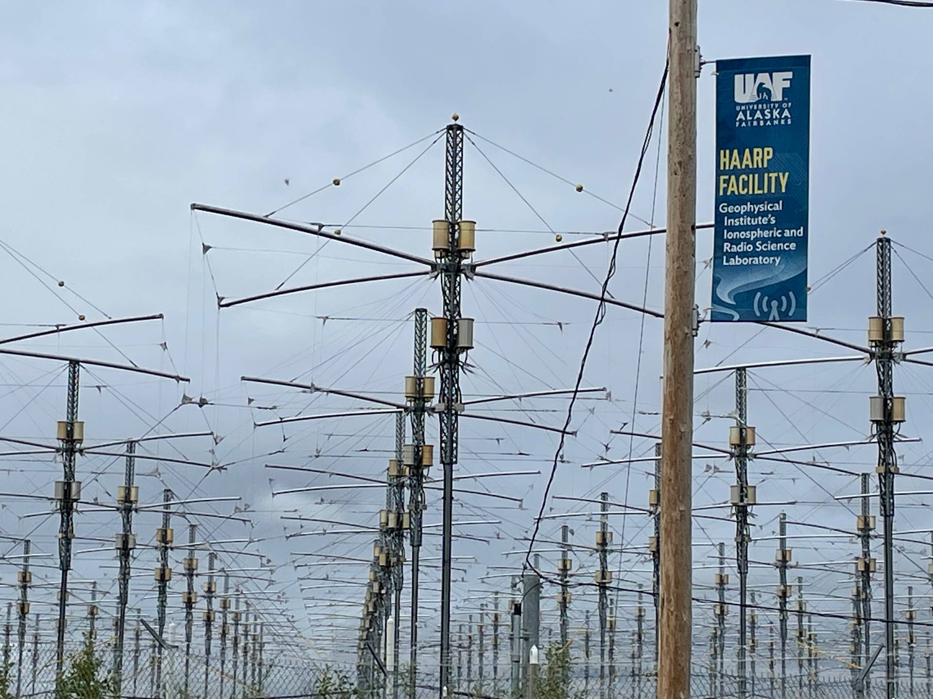 University Of Alaska Fairbanks Haarp Facility Background