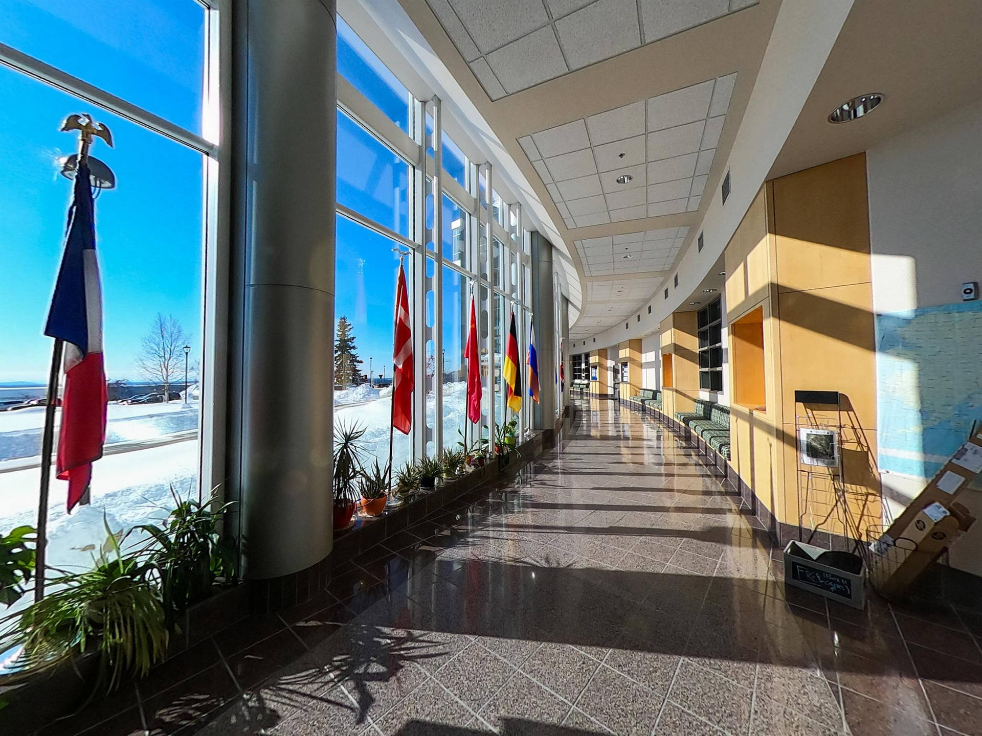 University Of Alaska Fairbanks Hallway Background