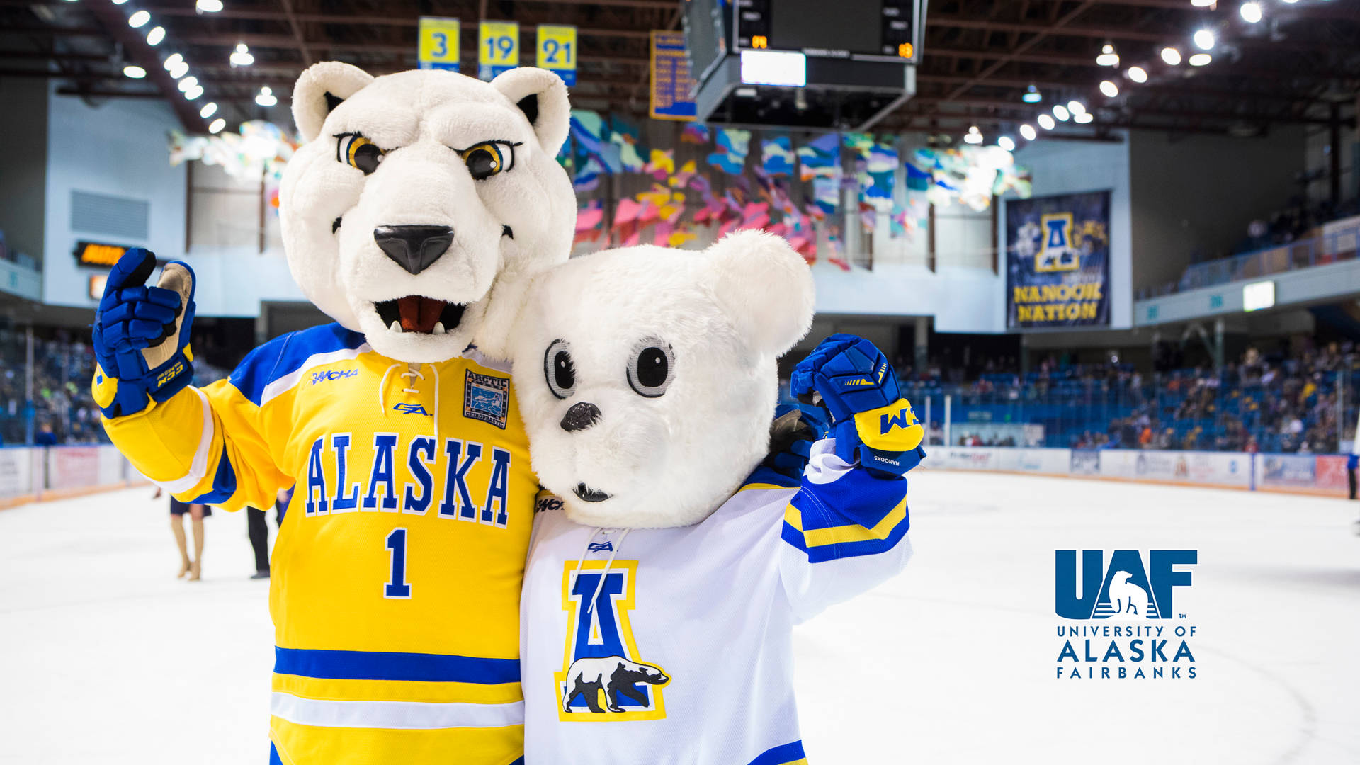 University Of Alaska Fairbanks Mascots Background