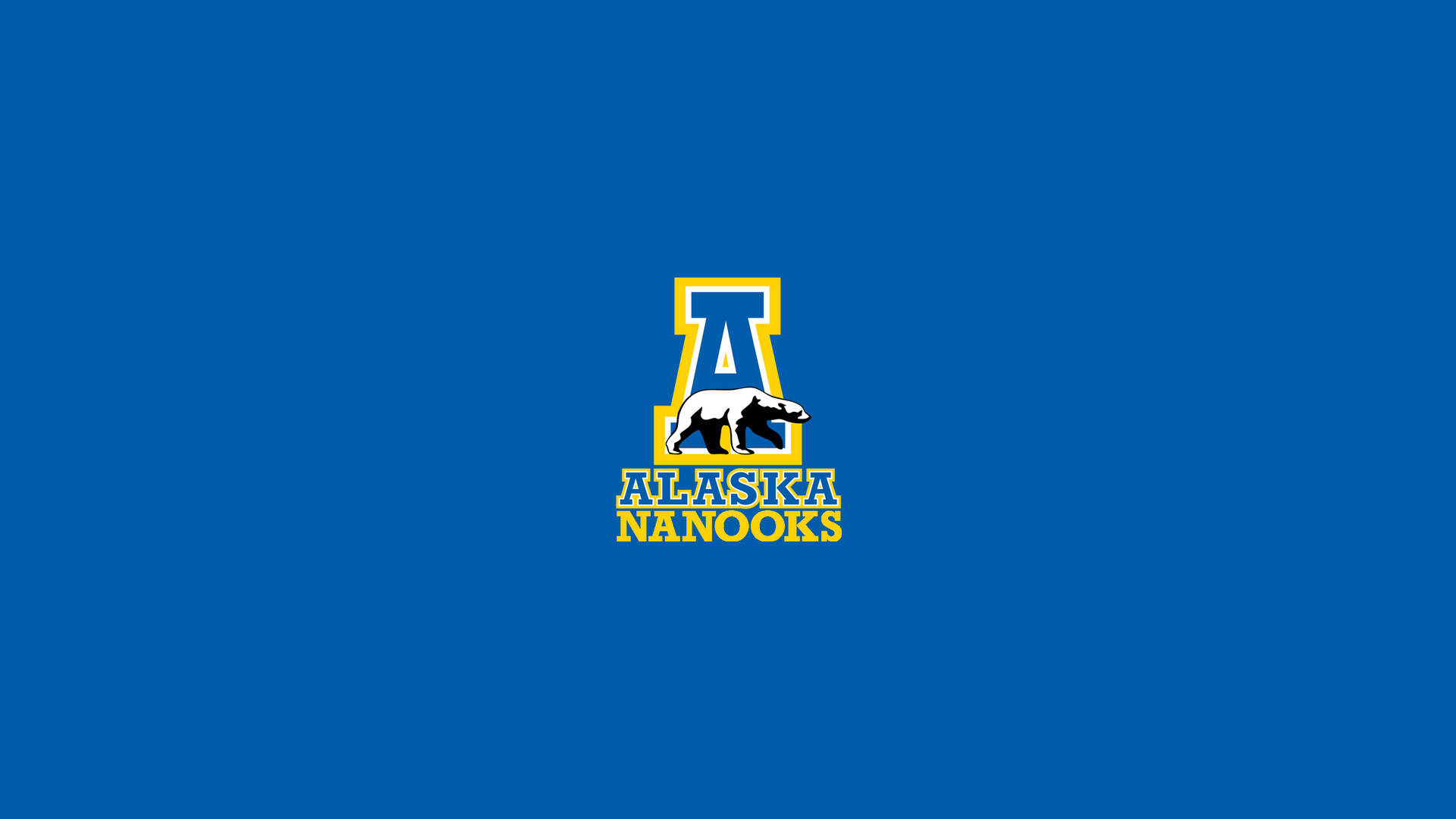 University Of Alaska Fairbanks Polar Bear Emblem Background