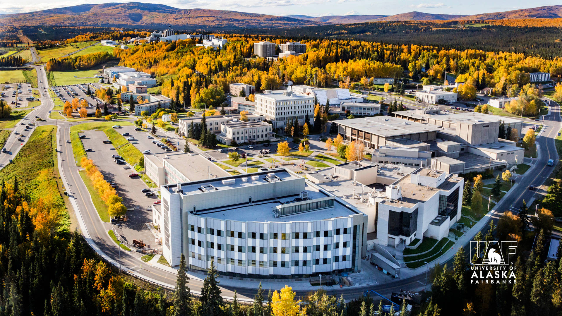 University Of Alaska Fairbanks School Poster Background