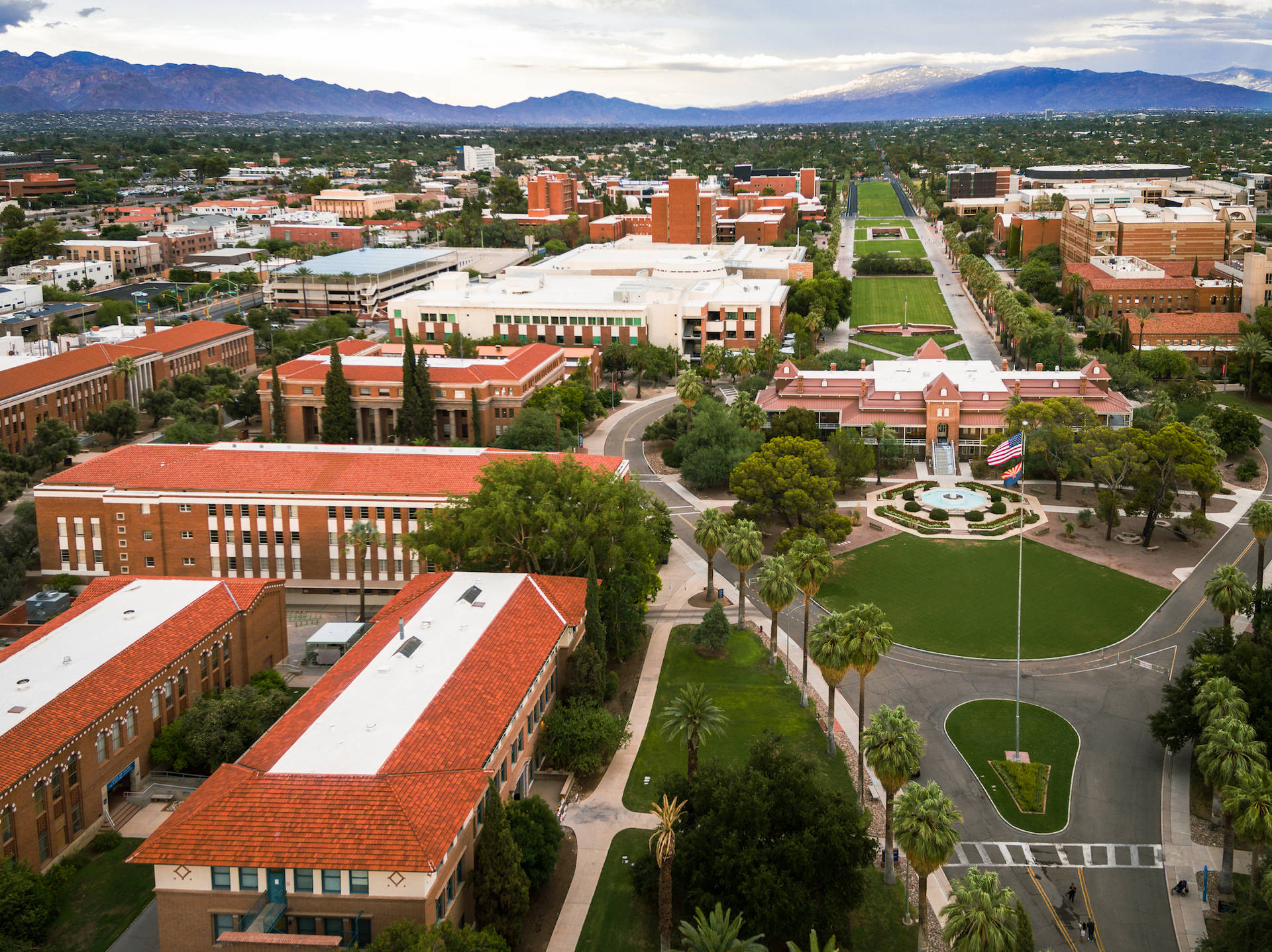 University Of Arizona Aerial Background