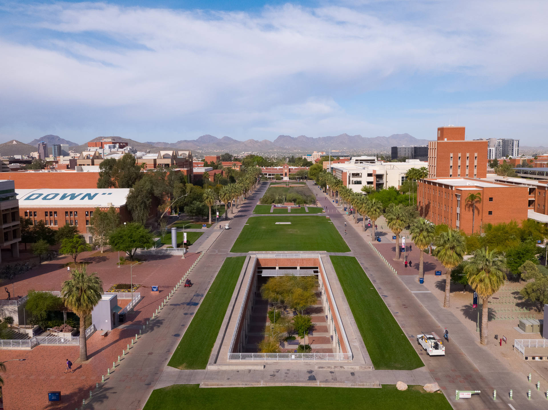 University Of Arizona Cloudy Background