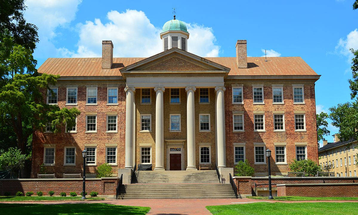 University Of Carolina Chapel Hill South Building Background