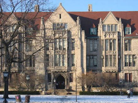 University Of Chicago Snow Background