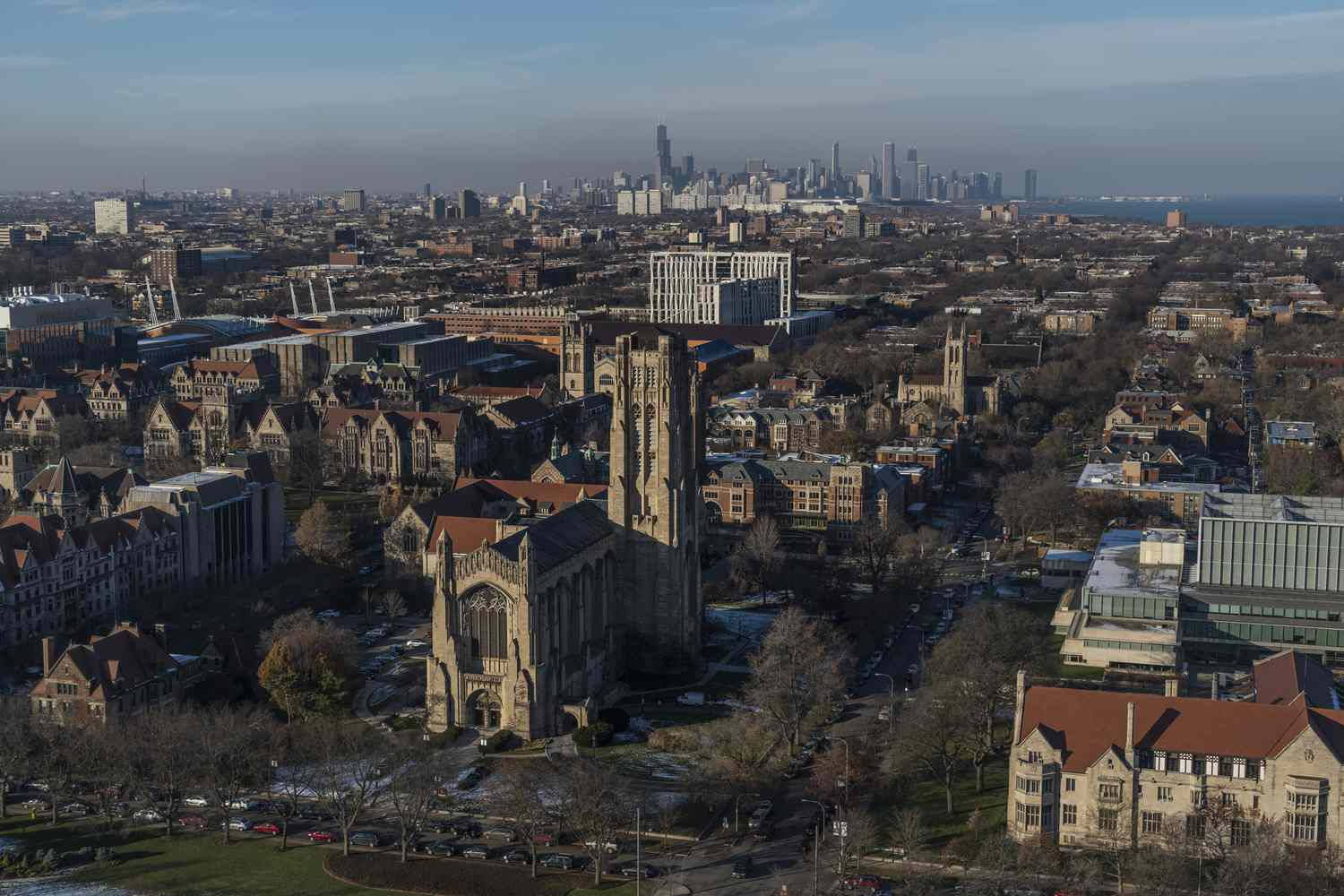 University Of Chicago Winter Background