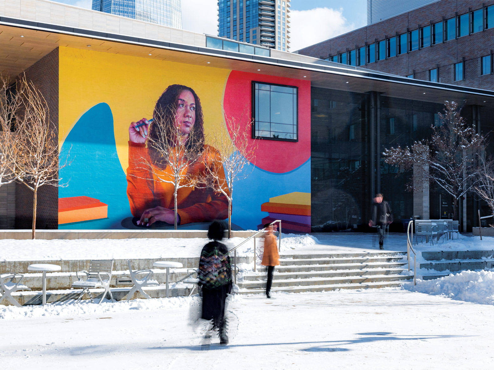 University Of Colorado At Boulder Cool Mural Background