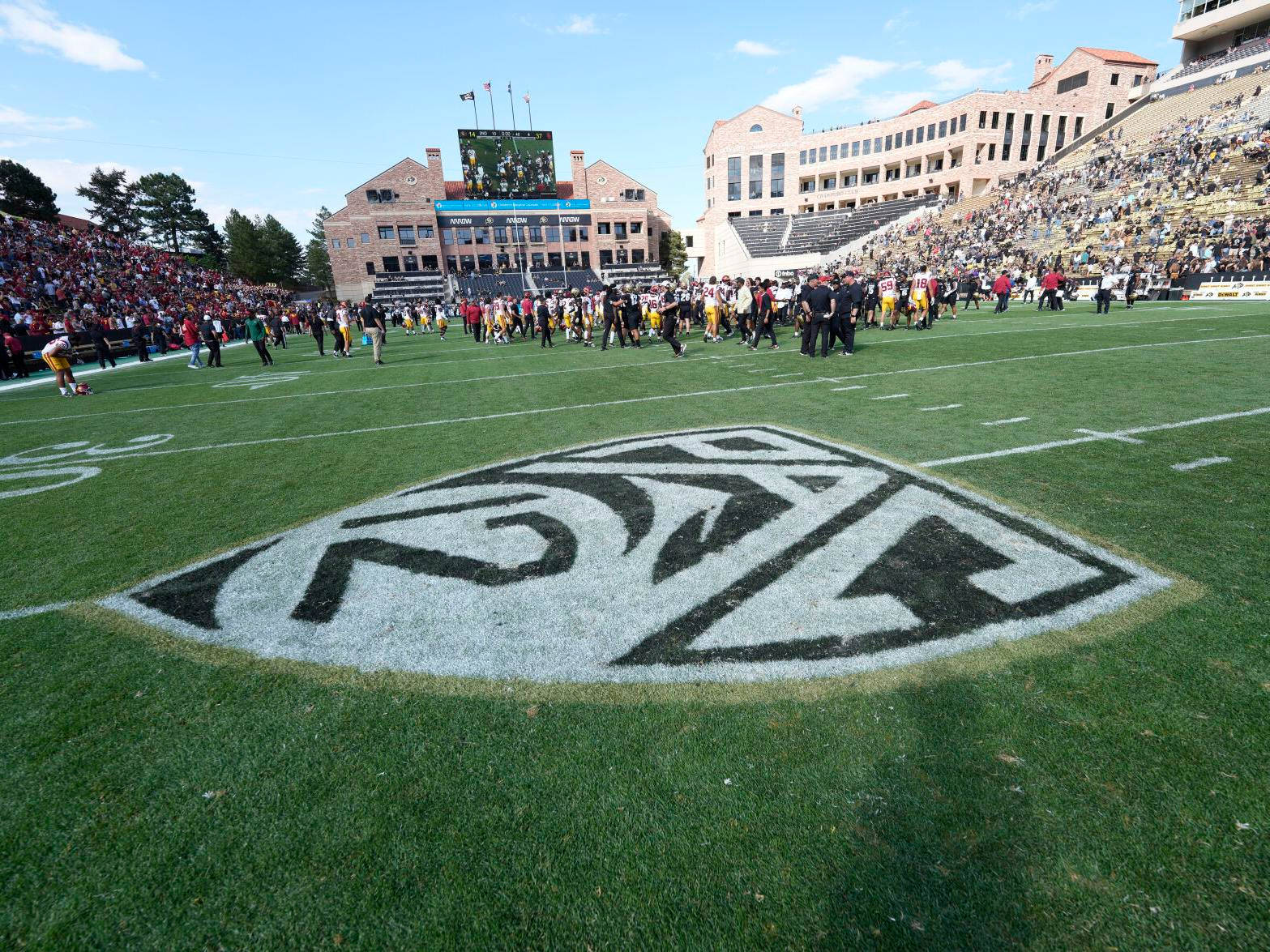 University Of Colorado At Boulder Football Field Background