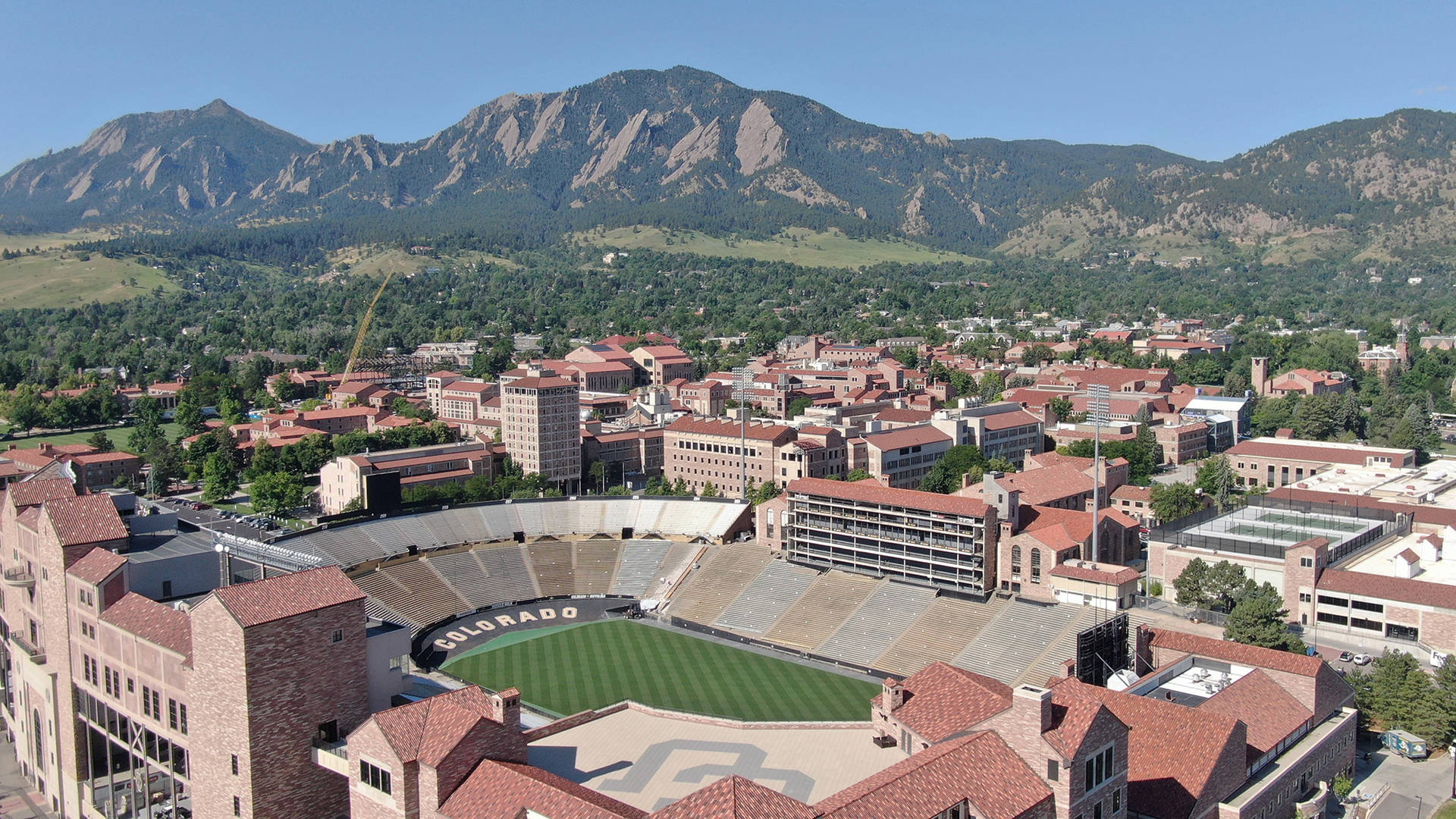 University Of Colorado Athletic Stadium Background